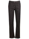 Iesi long jeans in stretch cotton with belt loops