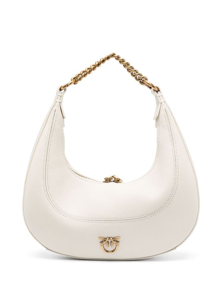 Brioche shoulder bag in leather