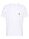 Cotton T-shirt with embroidered fox