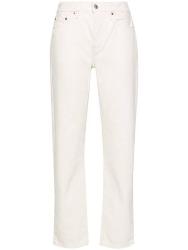 High-Waisted Cotton Crop 501 Jeans