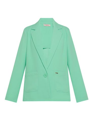 Single-breasted blazer with front pockets