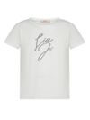 Cotton stretch t-shirt with logo