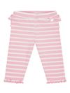 Cotton trousers with neon stripes pattern