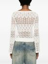 Open Knit Crop Sweater