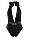 versace - One-piece swimsuit with Greca details - 2