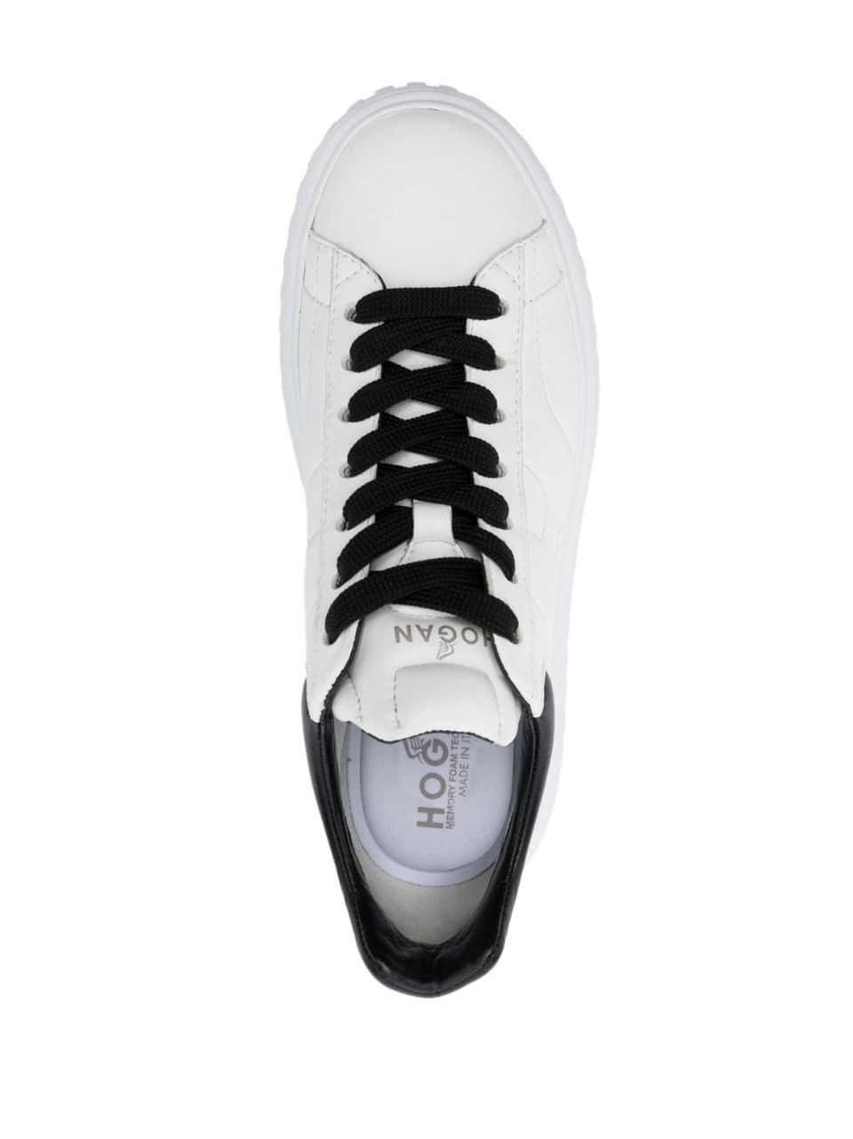'Hogan H-Stripes' in leather sneakers
