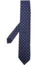 Cravatta in seta con motivo geometrico