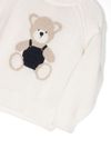 Maglione in cotone con orso