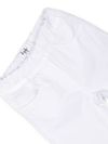 Cotton trousers with elasticated waist