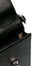 Le Petit Maleti smooth grain leather messenger bag