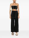 Luisa Crop Top in Recycled Strapless Fabric