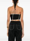 Luisa Crop Top in Recycled Strapless Fabric
