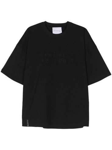 Balat Cotton Crewneck T-shirt with Embroidered Logo