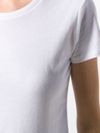 T-shirt in cotone girocollo a mezze maniche