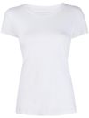 crewneck cotton T-shirt with half sleeves