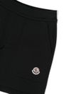 Cotton shorts in tracksuit with logo