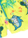 Swimsuit with shark print and paddle