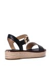 Richie Leather Sandals with Side Logo Buckle