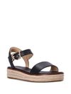 Richie Leather Sandals with Side Logo Buckle