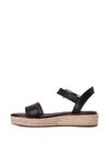 Richie Leather Sandals with Side Logo Buckle