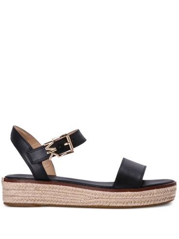 Richie Leather Sandals with Side Logo Buckle