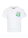 Cotton T-shirt with frog print