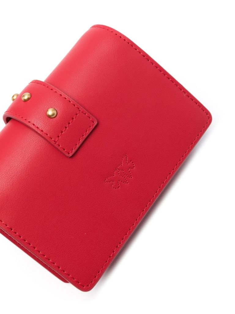 Micro 'Love one' leather bag with buckle