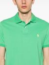 Cotton Polo Shirt with Embroidered Logo