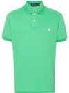 Cotton Polo Shirt with Embroidered Logo