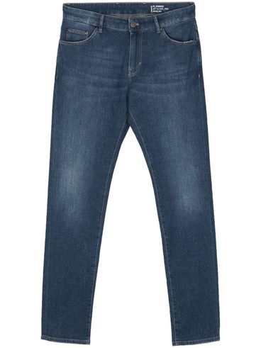 Long skinny jeans in stretch cotton