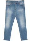 Long skinny jeans in stretch cotton