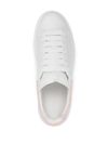 Sneakers Oversize in pelle bianco e rosa