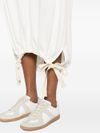Cotton Midi Dress with Elastic Hem
