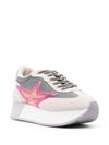 Sneakers basse Flash Dreamy con glitter e pannelli in camoscio