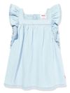 Denim dress with matching diaper cover