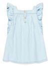 Denim dress with matching diaper cover