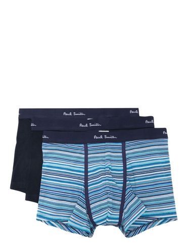 Pack of 3 Stretch Cotton Boxer Briefs with Logo