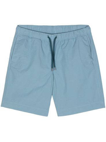 Shorts in cotone con tasca applicata sul retro