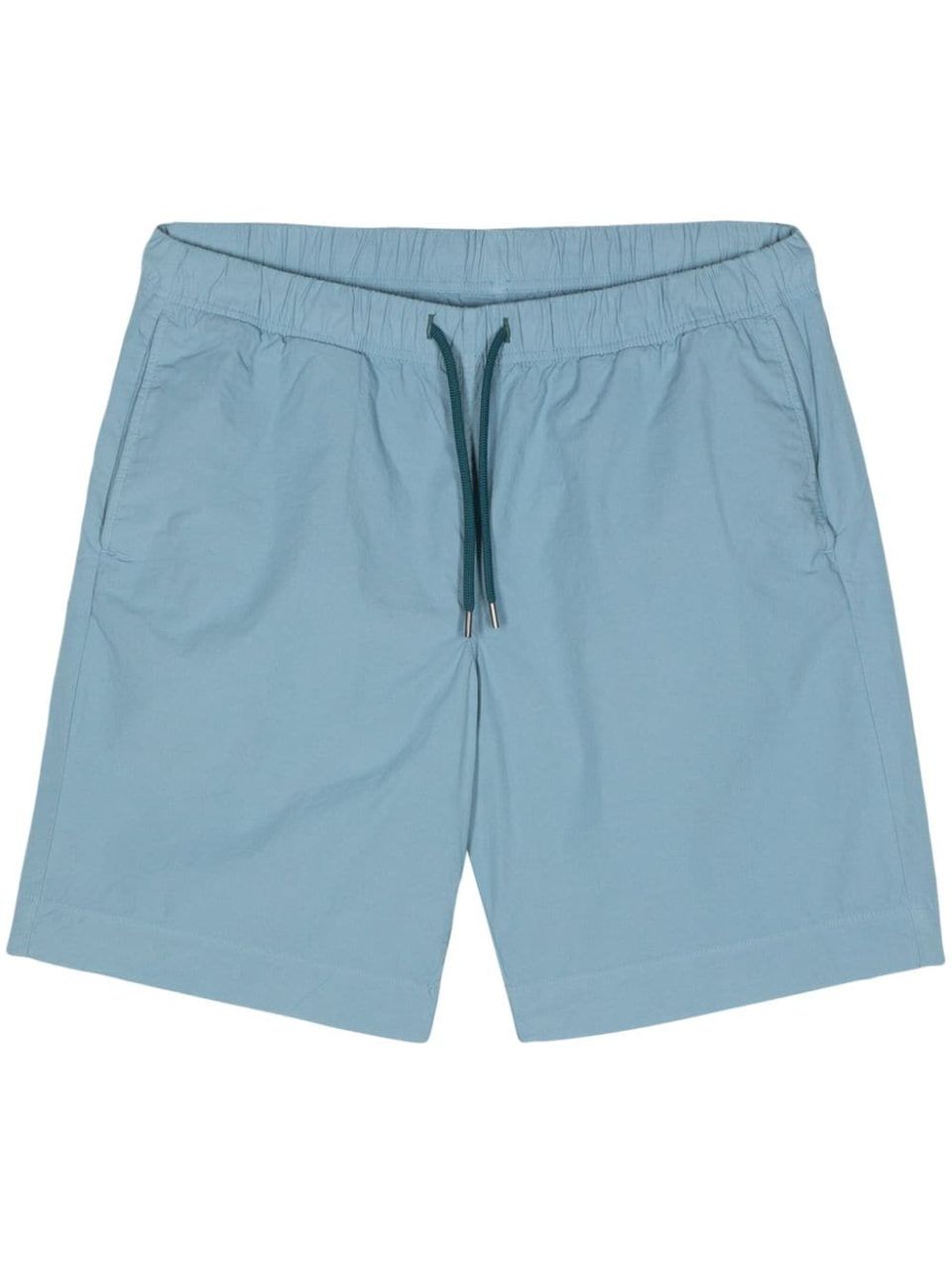 Cotton Shorts with Back Patch Pocket