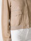Cadice suede leather jacket with rhinestones