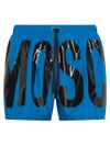 moschino swim - Costume con logo stampato e vita elasticizzata