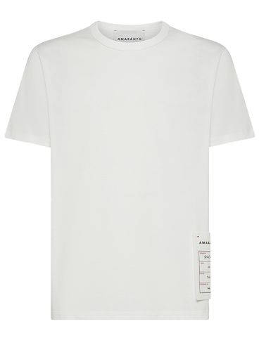 Cotton T-shirt with Logo Label
