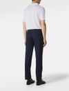 Tailored stretch cotton trousers