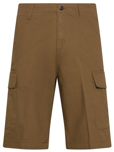 Cotton shorts with patch pockets