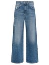 Jeans Poppy in cotone a gamba larga