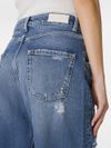 Jeans Poppy in cotone a gamba larga