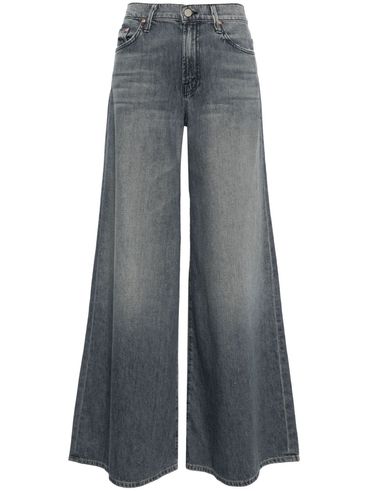 Wide Leg Cotton Swisher Jeans