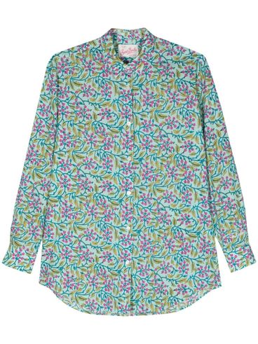 Cotton Shirt with Floral Print