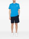 mc2 saint barth - T-shirt in cotone con scritta ricamata frontale - 4