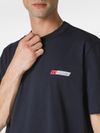 Stretch Cotton T-shirt with Front Logo